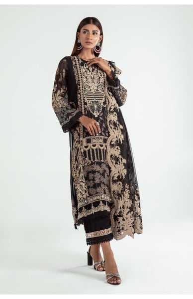 Sana Safinaz black dress for eid