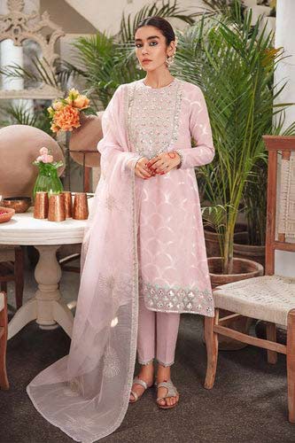 Crossstitch pastel dress for eid