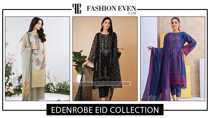 Edenrobe eid collection festive unstitched and embroidered pret