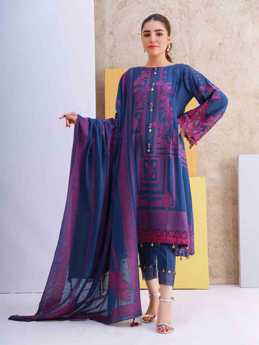 Edenrobe blue dress for eid