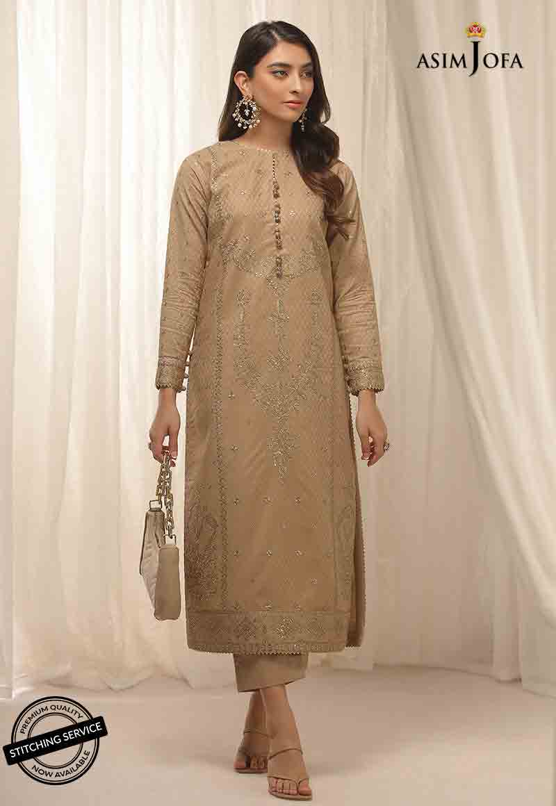 Asim Jofa beige dress for winter