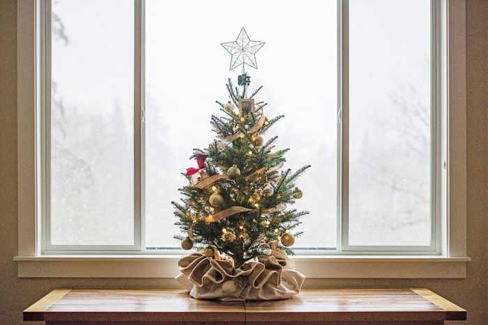 Mini Christmas tree decor