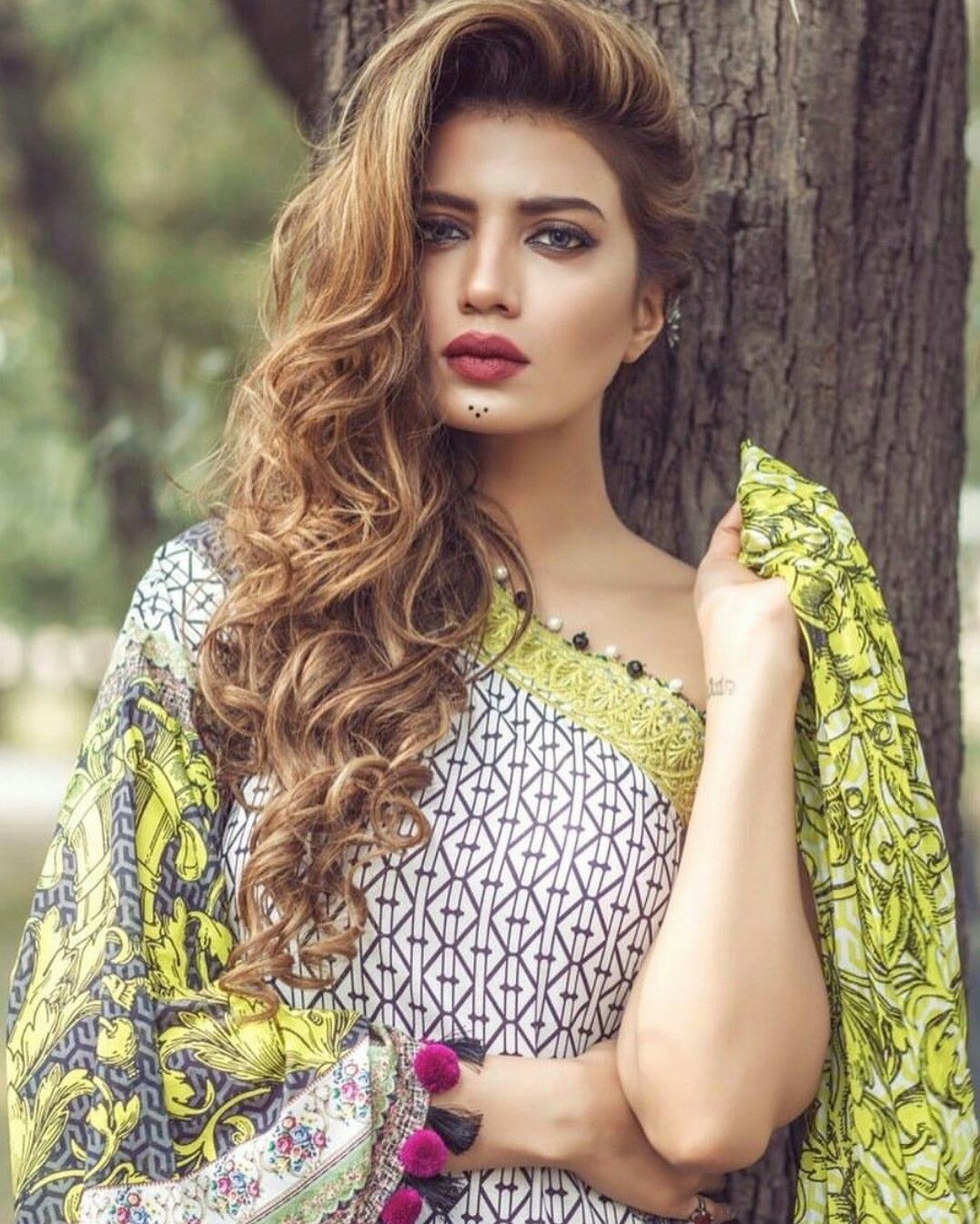 Pakistani female model Rabia Butt