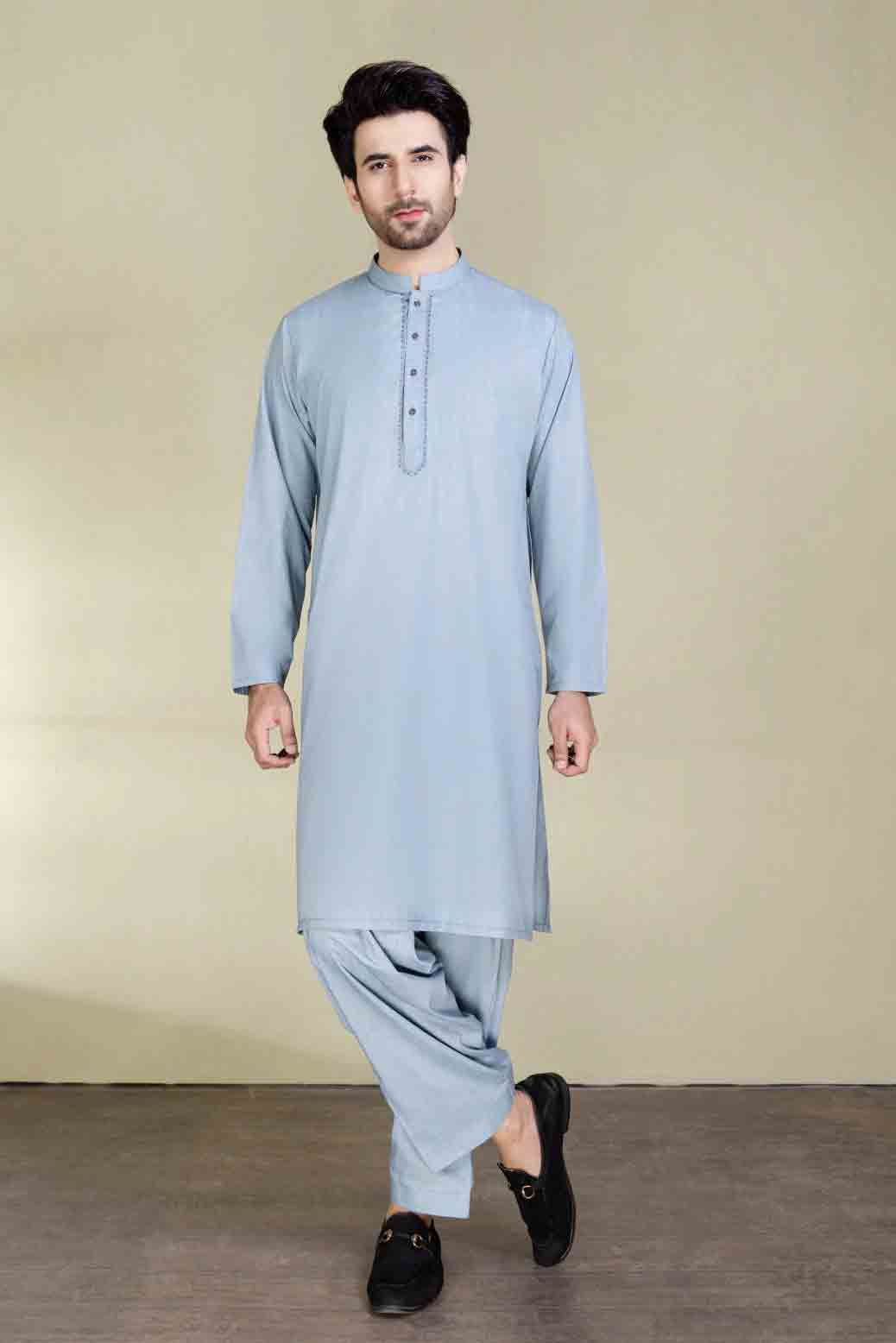 Sky blue kurta for Eid