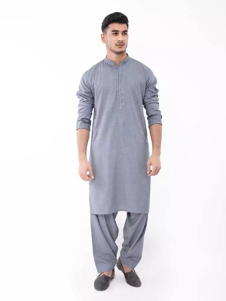 Edenrobe blue shalwar suit