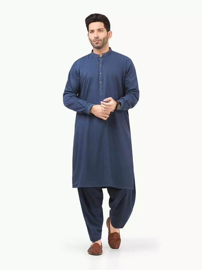 Edenrobe navy blue suit for men