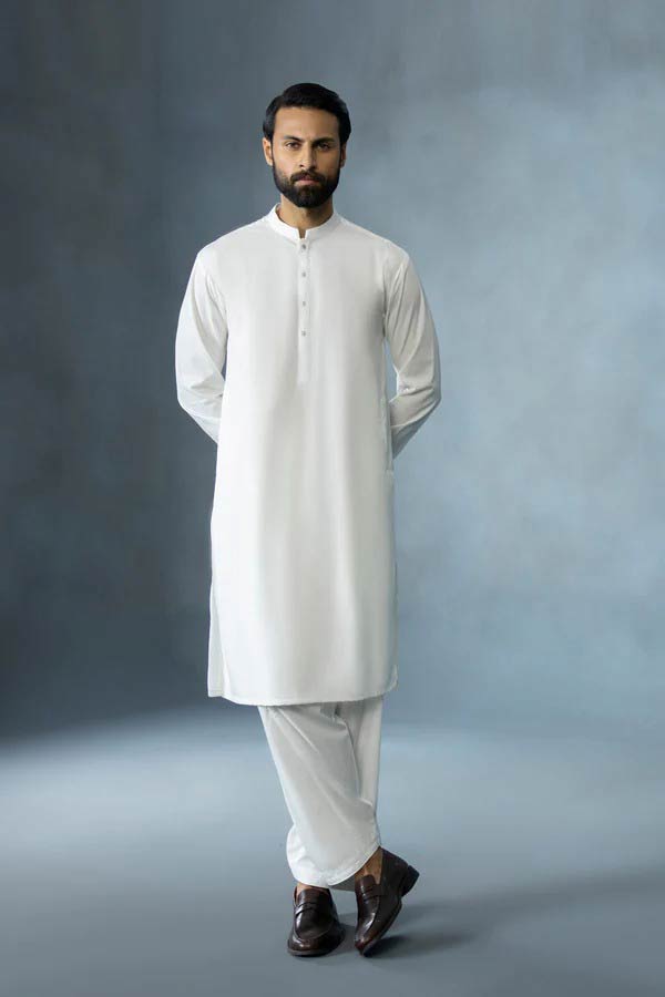 White wash and wear kurta