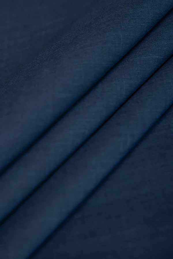 Dark blue unstitched suit