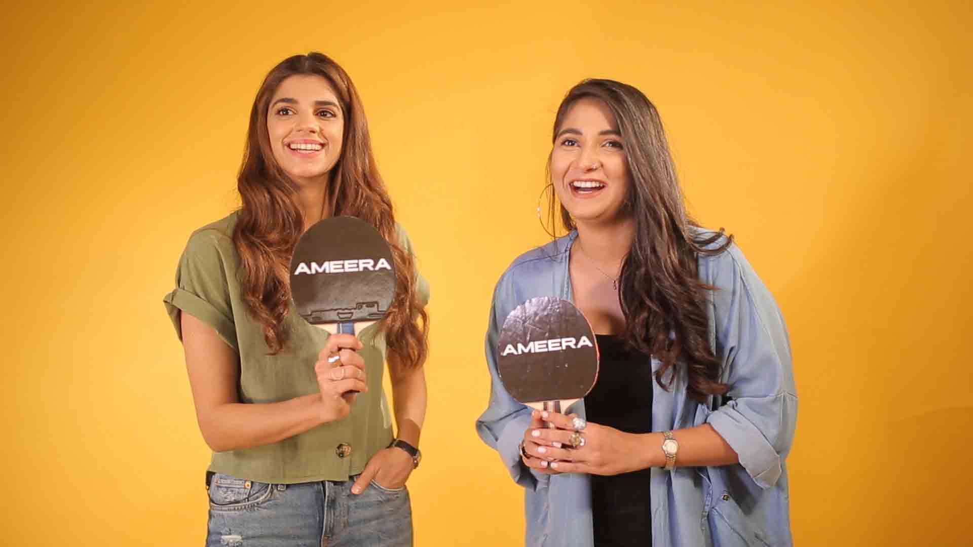 Sanam Saeed with sister Ameera Saeed