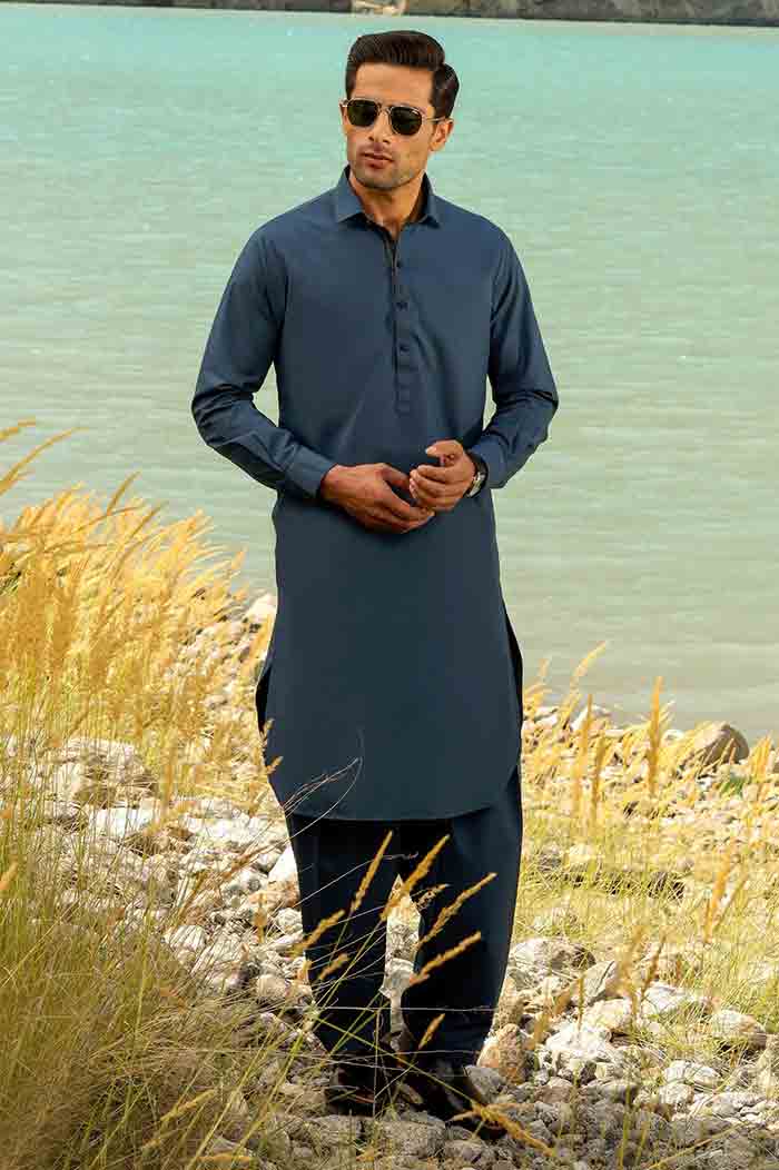 Diners navy blue shalwar kameez