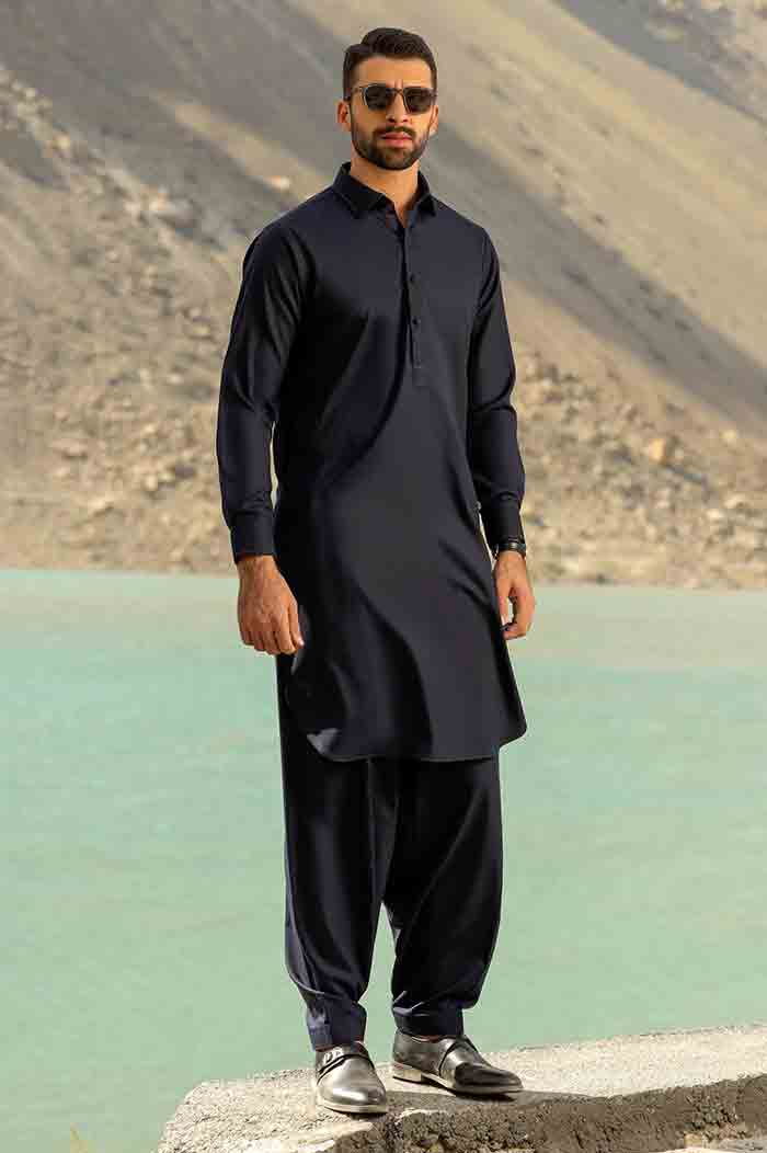 Black ethnic wear collection for men