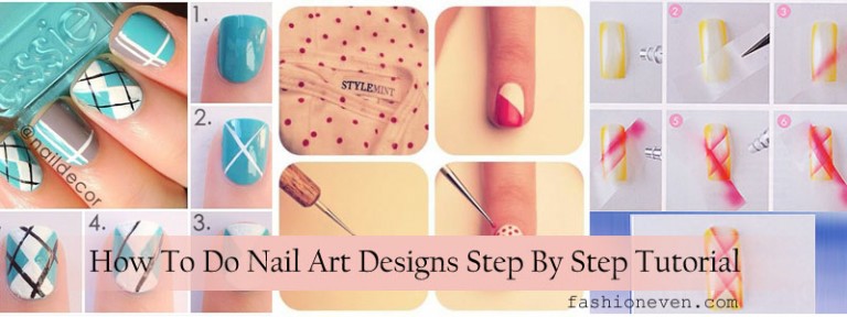 Easy Nail Art Designs For 2023-2024 Step By Step | FashionEven