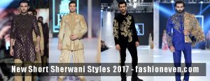 Latest black golden cream off white navy blue and magenta new short sherwani styles 2017 sherwani for men in pakistan