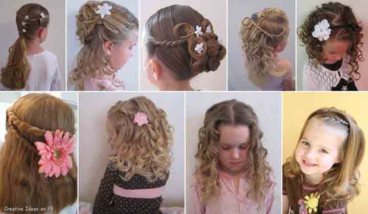 Little Girls Hairstyles For Eid 2023-24 In Pakistan | FashionEven