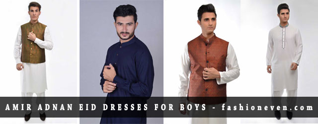 Best new Eid kurta dresses for boys 2017 Amir Adnan