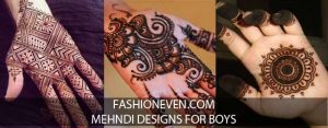 Simple mehndi designs for boys hands 2017