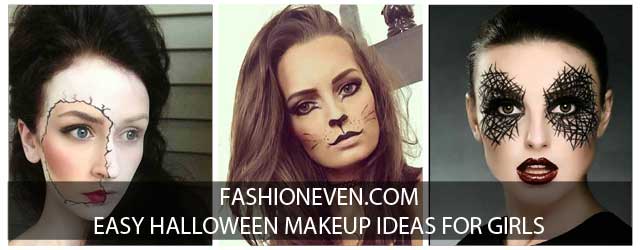 Latest simple and easy Halloween makeup looks and ideas for girls in 2017