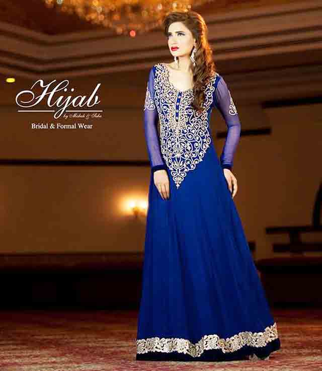 Blue party wear frock designs for girls – FashionEven