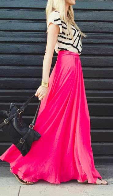 Pakistani plain long skirts for girls