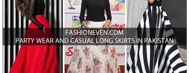 Pakistani party wera and casual long skirts for girls