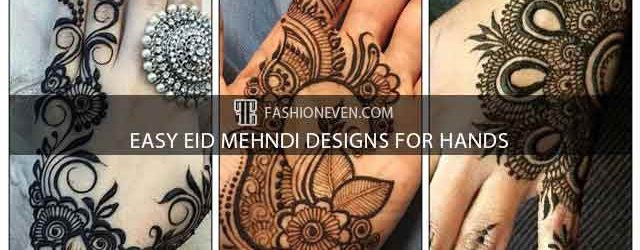 Simple and easy Eid mehndi designs for hands