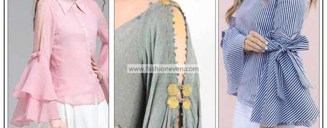 Latest full three quarter and half sleeves designs in Pakistan for ladies