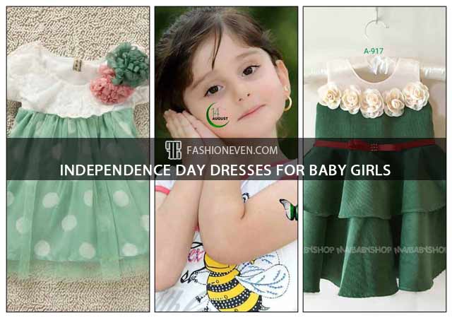 14 August baby girls dresses in Pakistan