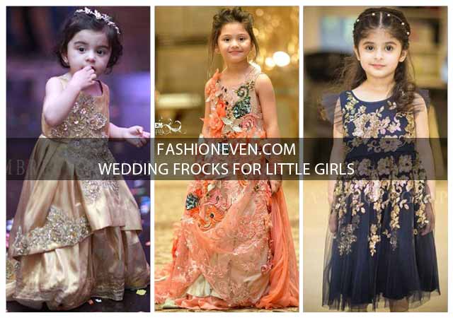 Latest baby girls wedding frocks in Pakistan