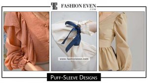 Puff sleeve designs for girls