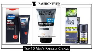 Top men's fairness creams in Pakistan